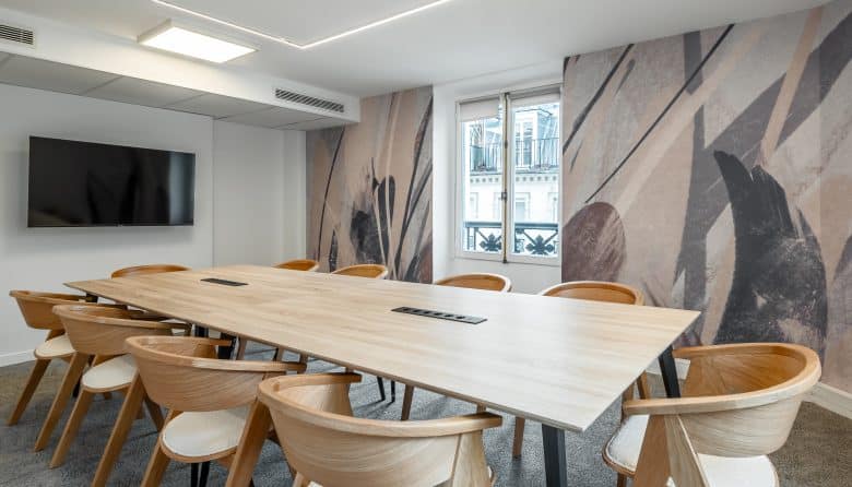 Le crack boursier - Salle de réunion