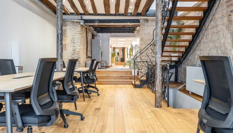 Myflexoffice bureau location paris 3 atelier saint martin openspace