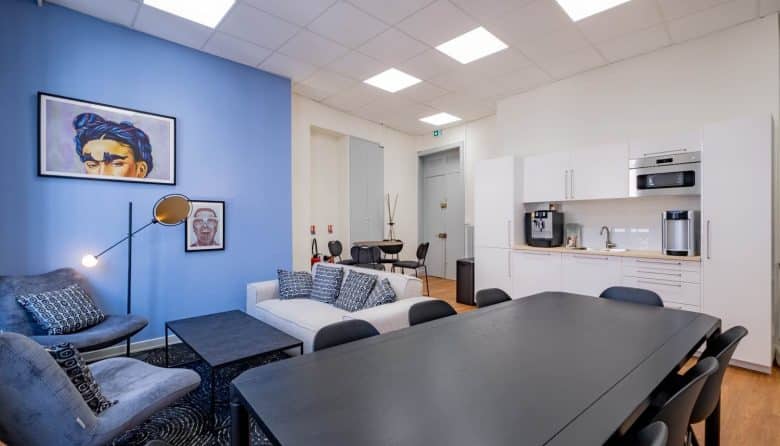 Myflexoffice location bureaux lyon le cordelier espace lunch 4