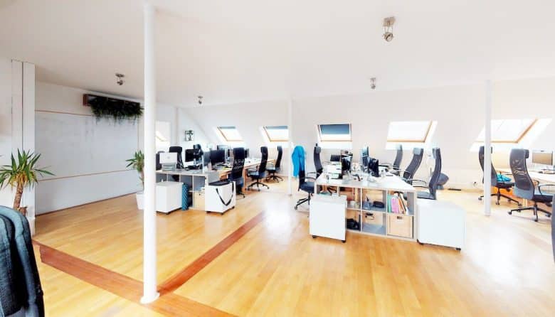 Myflexoffice Bureau a louer PARIS 75003 Les toits de Beaubourg Open Space 1