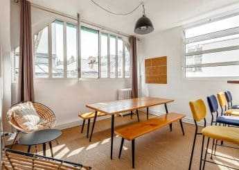 Myflexoffice Location bureau Paris 11 Le loft office Espace restauration