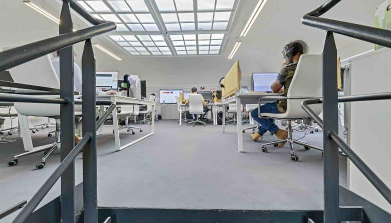 Myflexoffice Location de bureaux Paris 75010 LAtelier de la Scala Openspace 2