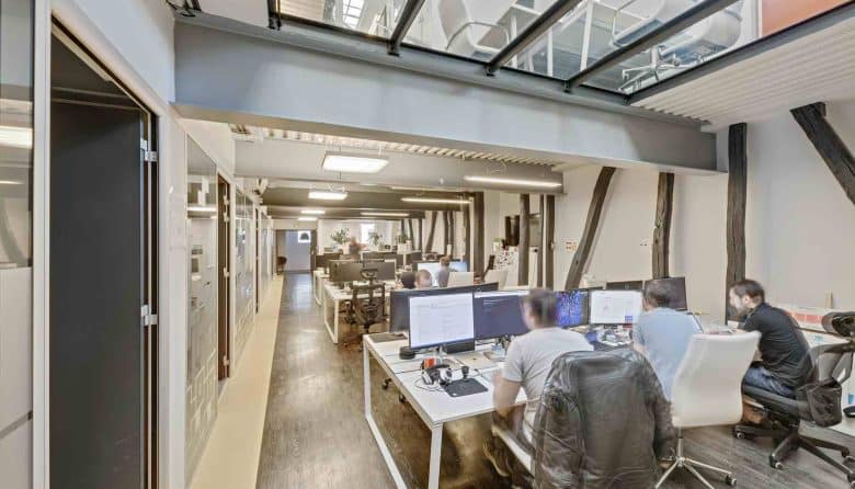 Myflexoffice Location de bureaux Paris 75010 LAtelier de la Scala Openspace 4