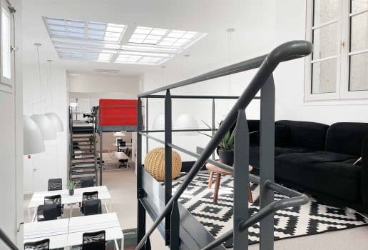 Myflexoffice location bureaux Paris 10 Atelier de la Scala espace detente 1