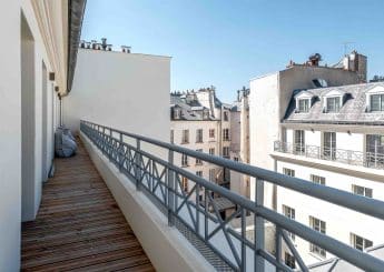 Myflexoffice location bureaux Paris 10 Maison de lEchiquier Balcon filant
