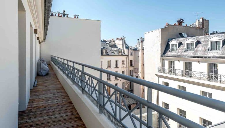 Myflexoffice location bureaux Paris 10 Maison de lEchiquier Balcon filant