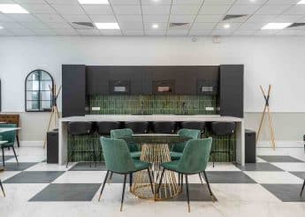 Myflexoffice location bureaux Paris 10 Maison de lEchiquier Cuisine