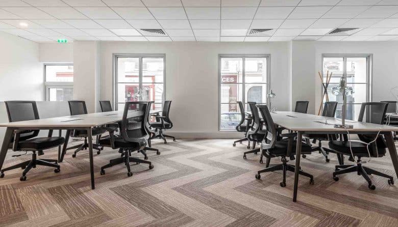 Myflexoffice location bureaux Paris 10 Maison de lEchiquier RDC fond Openspace