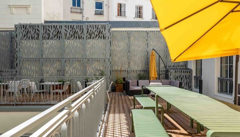 Myflexoffice location bureaux Paris 10 Maison de lEchiquier Terrasse 3