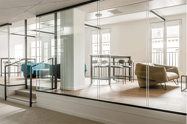 Myflexoffice location bureaux paris 9 le Cezanne Espace informel 3