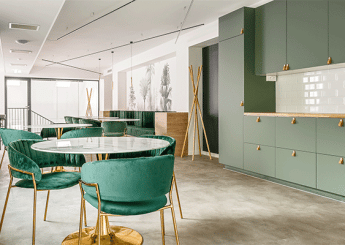 Myflexoffice location bureaux paris 9 le Cezanne Espace restauration 2