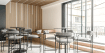 Myflexoffice location bureaux paris 9 le Cezanne Espace restauration 3