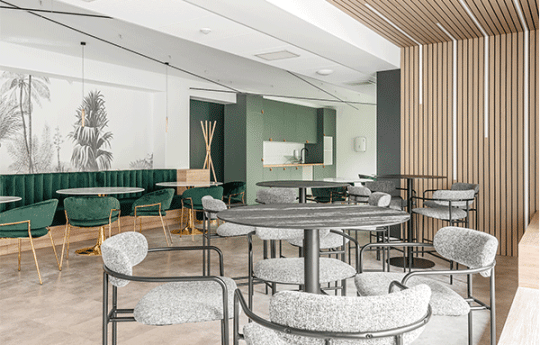 Myflexoffice location bureaux paris 9 le Cezanne Espace restauration 4