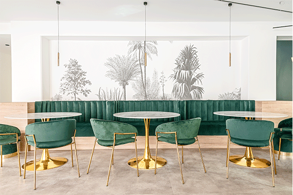 Myflexoffice location bureaux paris 9 le Cezanne Espace restauration 5