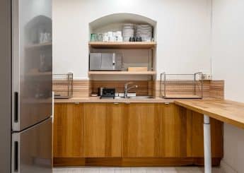 Myflexoffice location de bureaux Paris 10 La Messagerie Cuisine