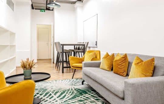 Myflexoffice location de bureaux Paris 10 La Messagerie Espace detente 3