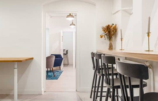 Myflexoffice location de bureaux Paris 10 La Messagerie Espace lunch