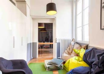 Myflexoffice location de bureaux Paris 75002 Le Plateau Montorgueil Espace detente 2