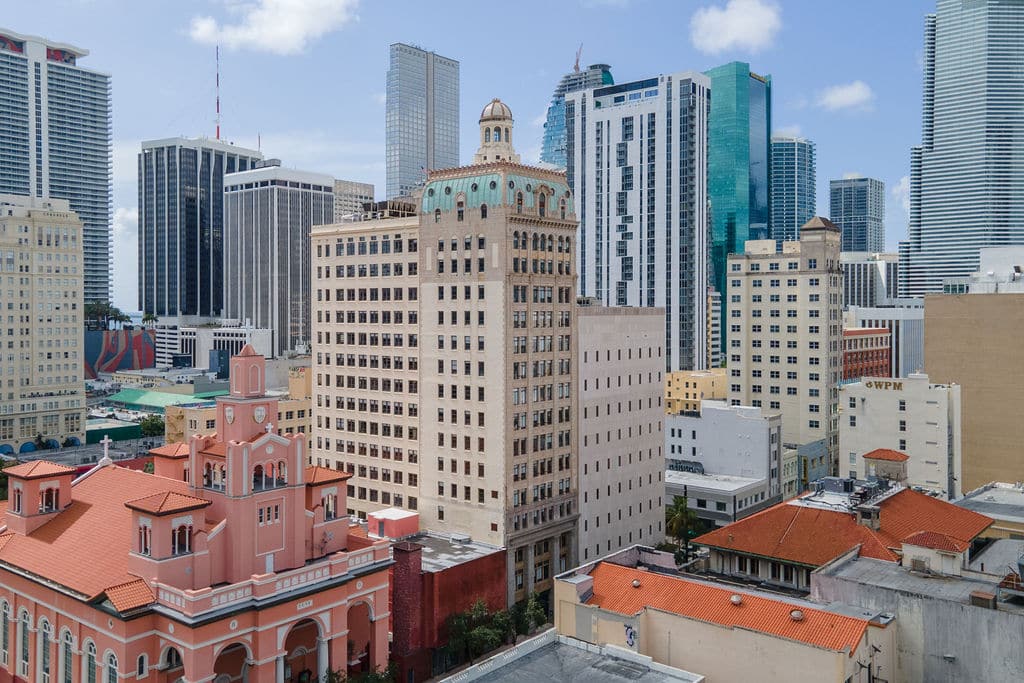myflexoffice location bureaux miami downtown Security building exterieur 1