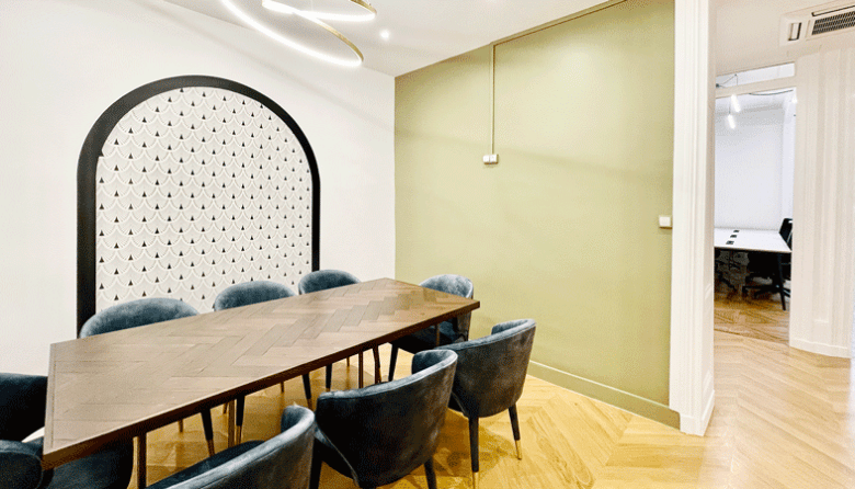 Myflexoffice Location bureaux Lyon 69001 LImpérial Salle de réunion 2