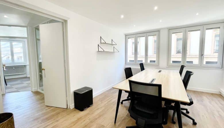 Myflexoffice location bureaux Lyon 3 Le Crequi Open space