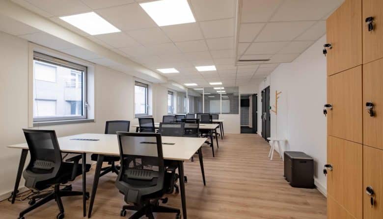 Myflexoffice location bureaux Lyon 3 Le Phenix 12 Open space 1