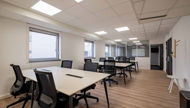 Myflexoffice location bureaux Lyon 3 Le Phenix 12 Open space 2