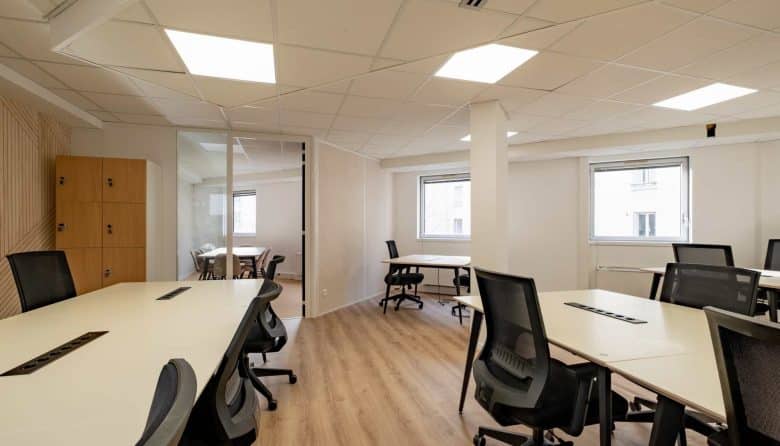 Myflexoffice location bureaux Lyon 3 Le Phenix 16 open space 3