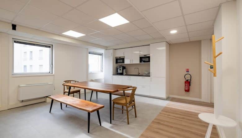 Myflexoffice location bureaux Lyon 3 Le Phenix R3 Espace restauration 2