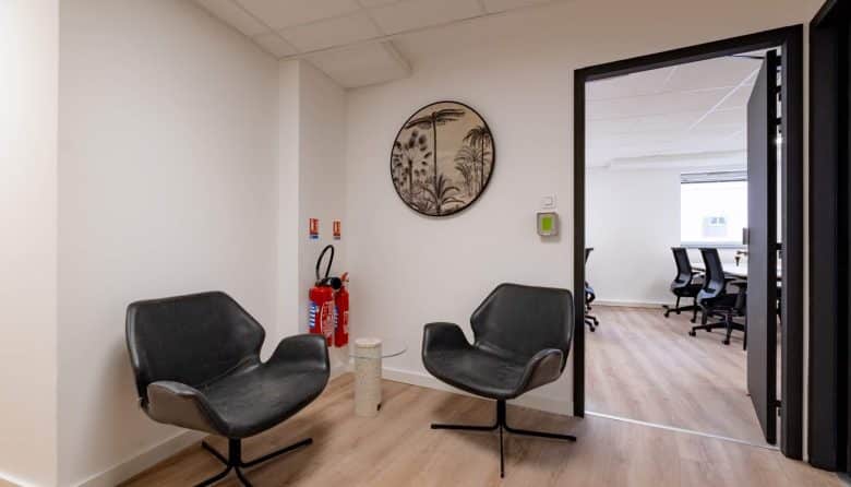 Myflexoffice location bureaux Lyon 3 Le Phenix R4 espace informel