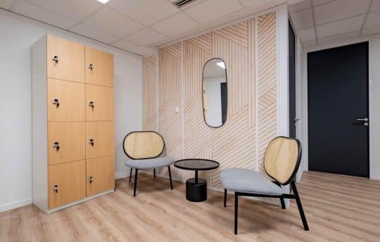 Myflexoffice location bureaux Lyon 3 Le Phenix 34 espace detente