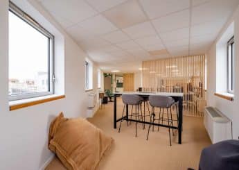 Myflexoffice location bureaux Lyon 3 Le Phenix R6 espace informel 1