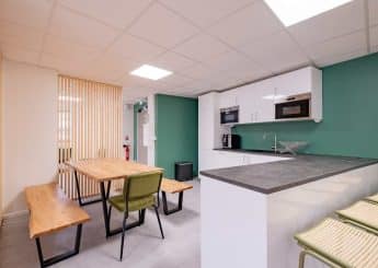Myflexoffice location bureaux Lyon 3 Le Phenix R6 espace restauration 1