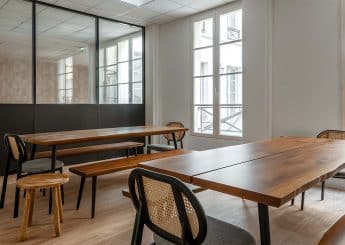 Myflexoffice location bureaux Paris 75009 Le Woody Espace lunch 2