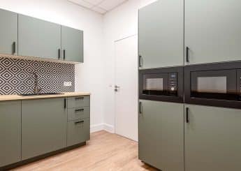 Myflexoffice location bureaux Paris 75009 Le Woody Cuisine