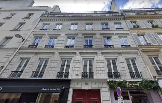 Myflexoffice location bureaux paris 10 le Scott facade