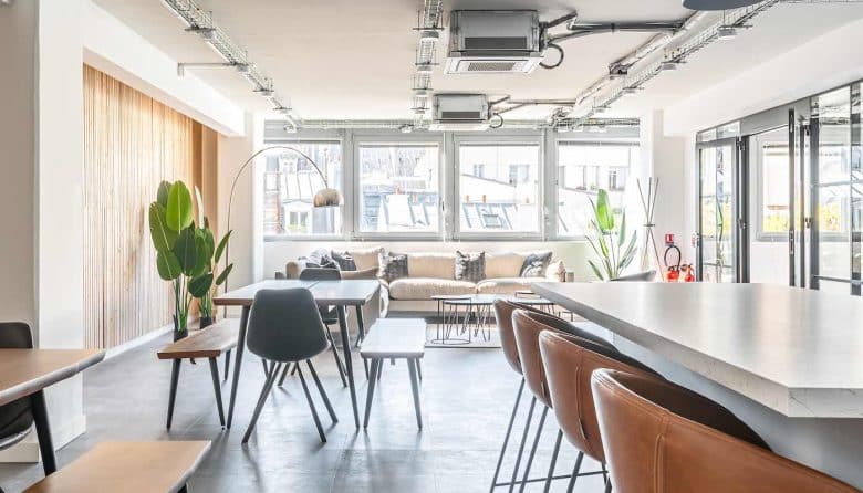 Myflexoffice location bureaux paris 5 le pégase cuisine