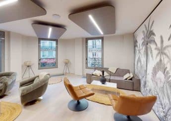 Myflexoffice location de bureaux Paris 75009 LEcrin Espace detente