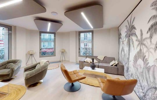 Myflexoffice location de bureaux Paris 75009 LEcrin Espace detente