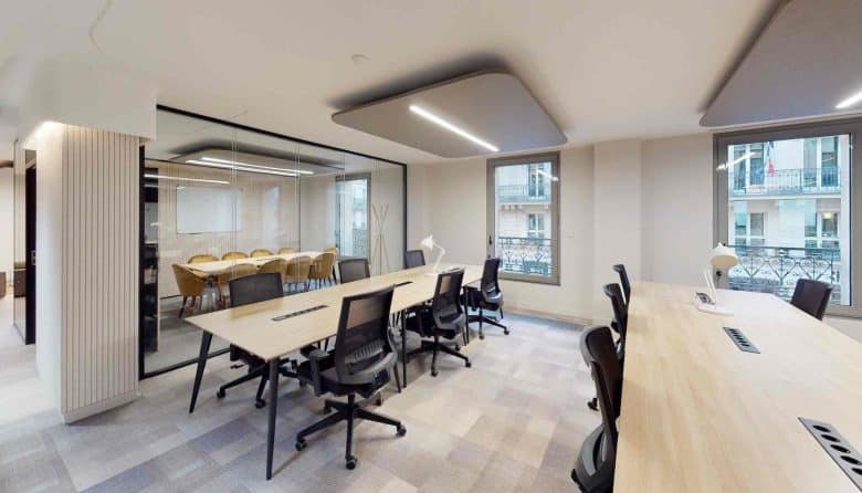 Myflexoffice location de bureaux Paris 75009 LEcrin Open space 3