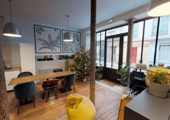 Myflexoffice bureau location paris 3 fond de cour Montmorency espace detente