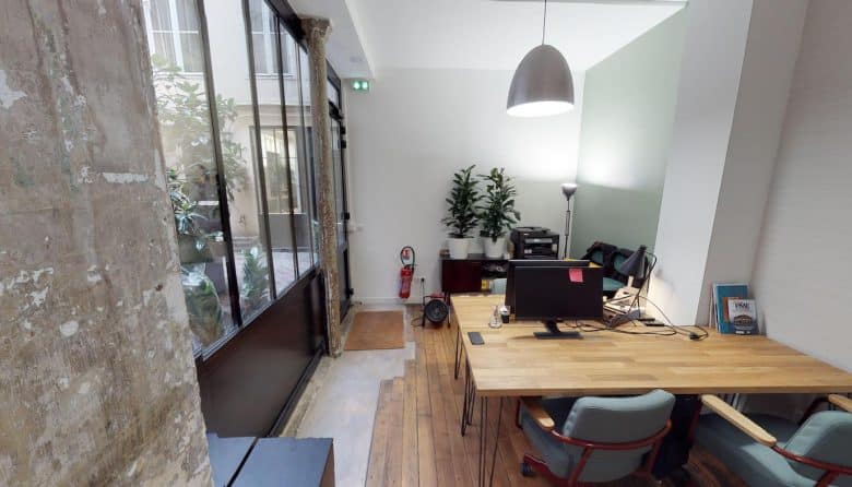 Myflexoffice bureau location paris 3 fond de cour Montmorency openspace 3