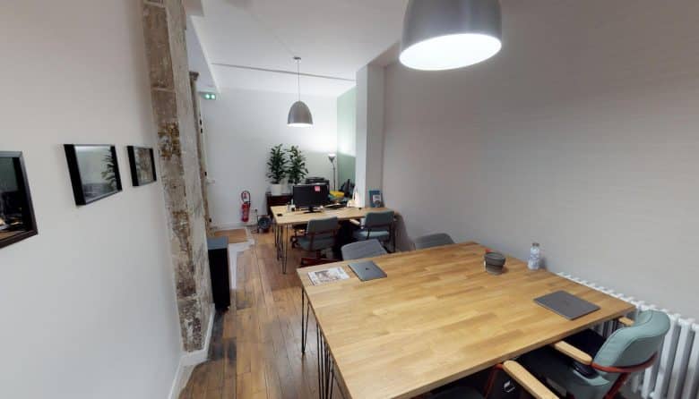 Myflexoffice bureau location paris 3 fond de cour Montmorency openspace