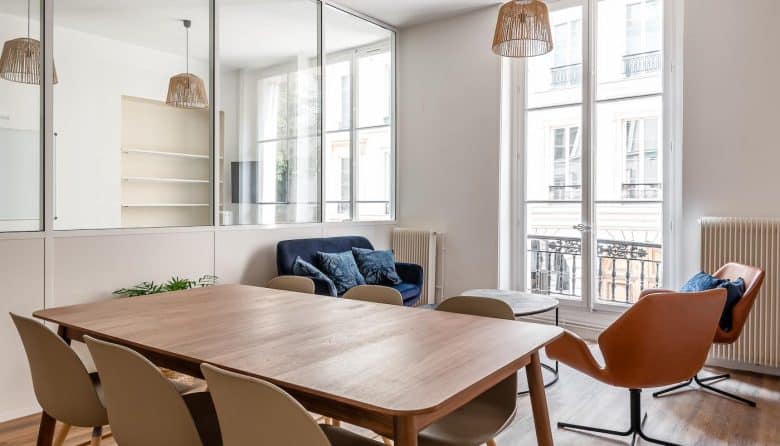 Myflexoffice location bureaux Paris 3 Le George Sand cuisine