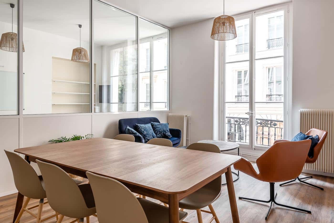 Myflexoffice location bureaux Paris 3 Le George Sand cuisine