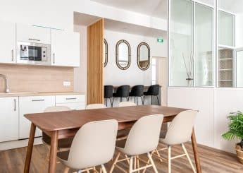 Myflexoffice location bureaux Paris 3 Le George Sand cuisine