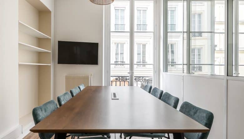 Myflexoffice location bureaux Paris 3 Le George Sand salle de réunion