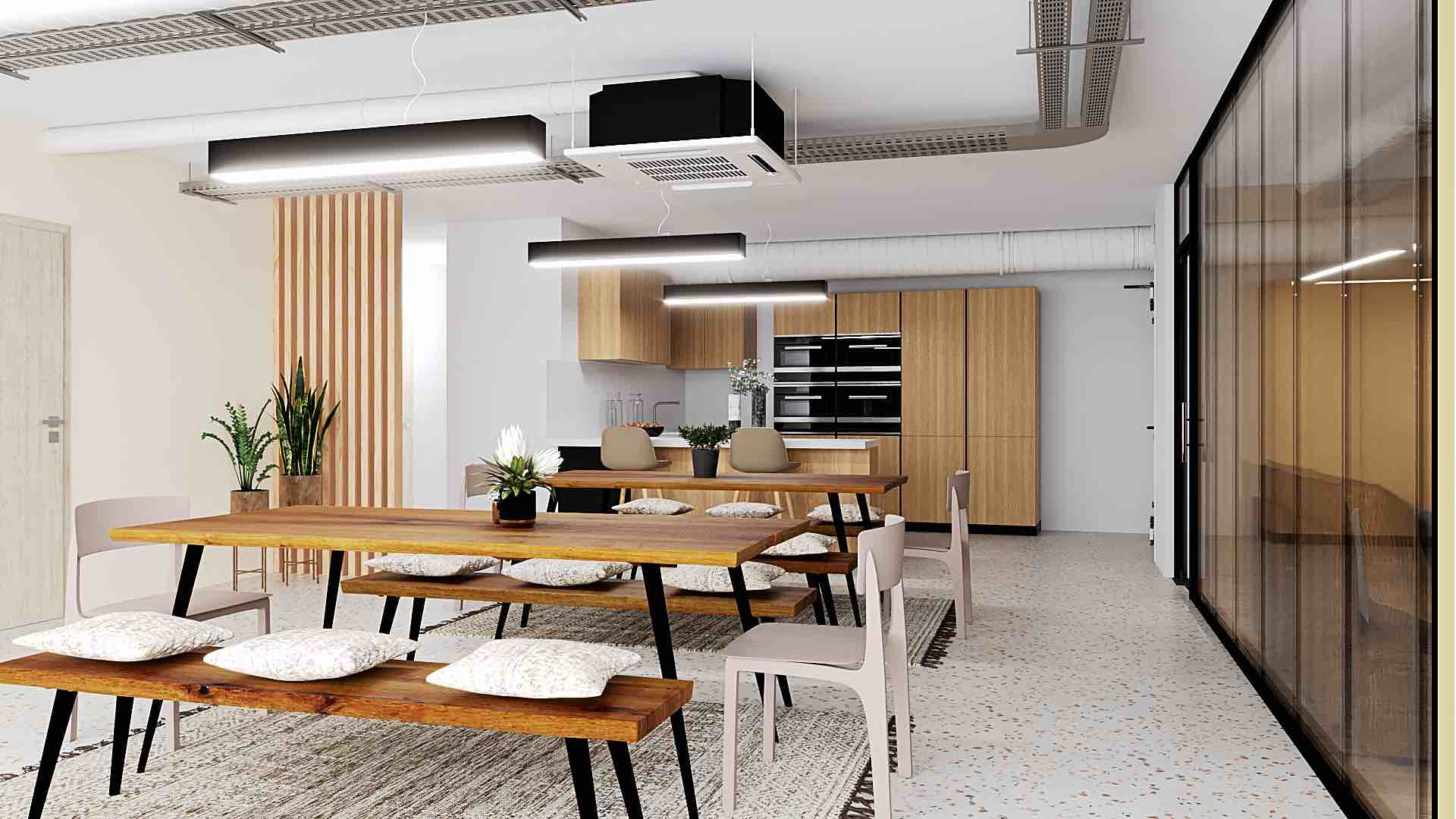 Myflexoffice location bureaux Paris 75009 Villa Massé Espace restauration