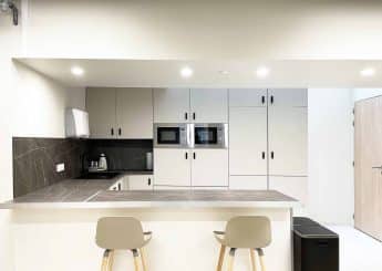 Myflexoffice location bureaux Paris 9 La Villa Masse cuisine