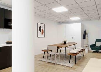 Myflexoffice location bureaux Lyon 3 La Caserne Espace lunch